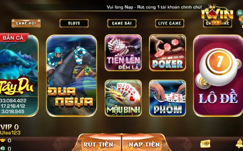 iWin là nền tảng lý tưởng để bạn tận hưởng những trận Tiến lên đầy kịch tính