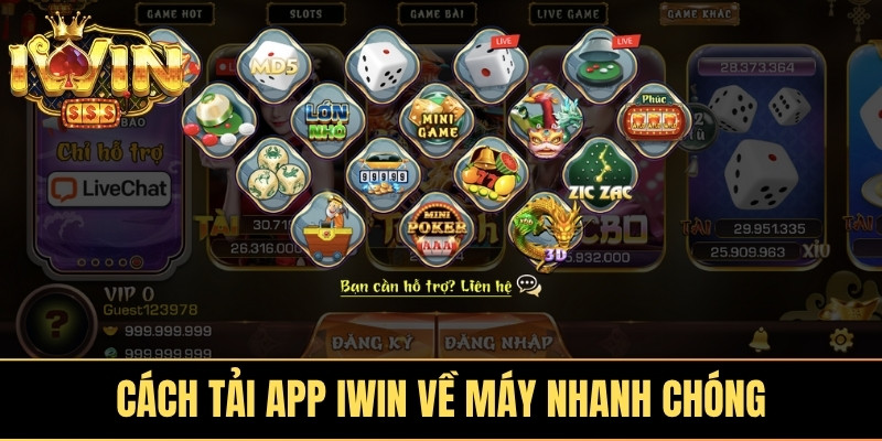 Cách tải app IWIN về máy nhanh chóng