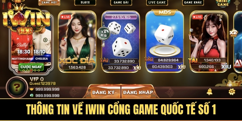 Thông tin về IWIN cổng game quốc tế số 1